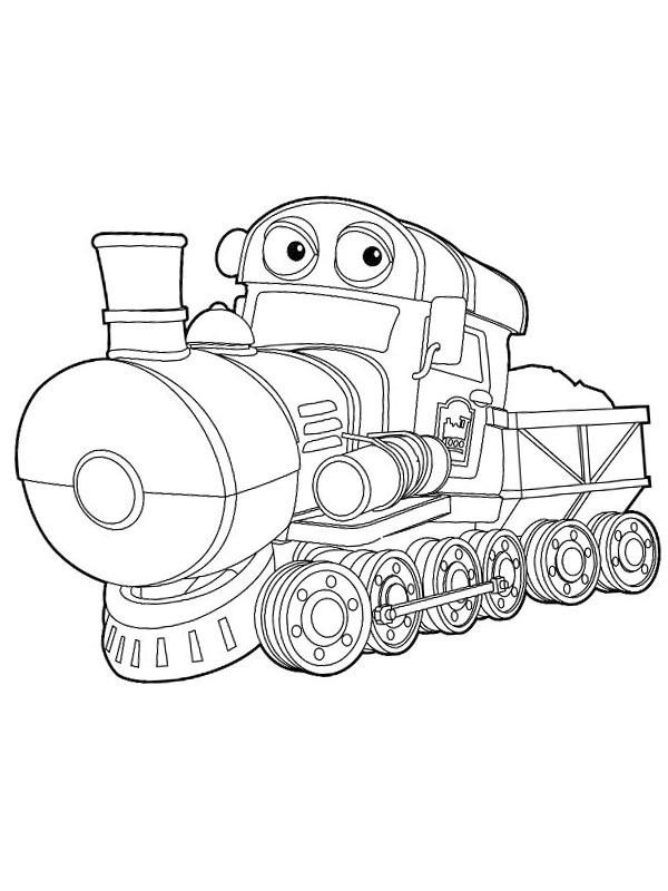 Tilly Train Colouring page