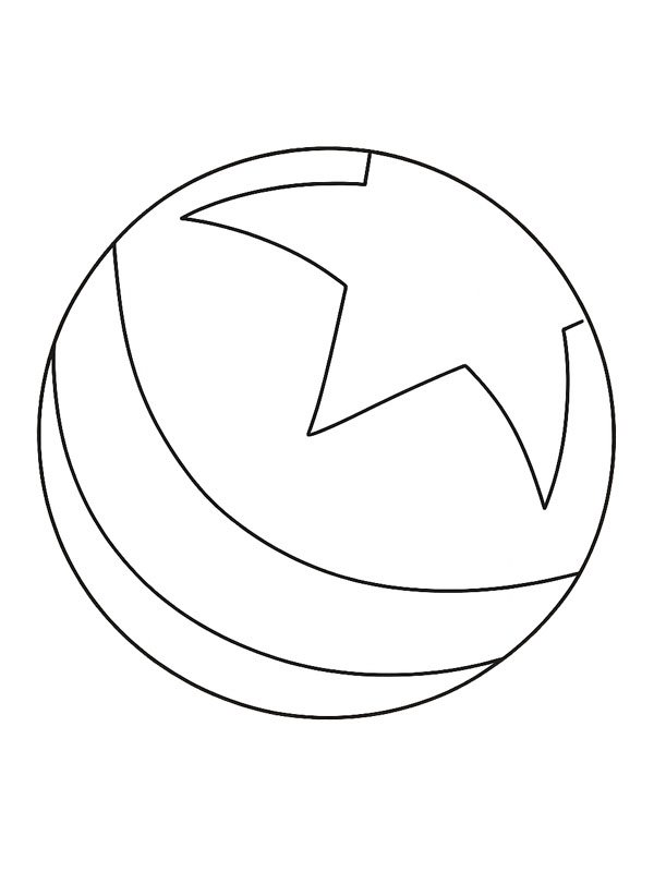 Pixar ball Colouring page
