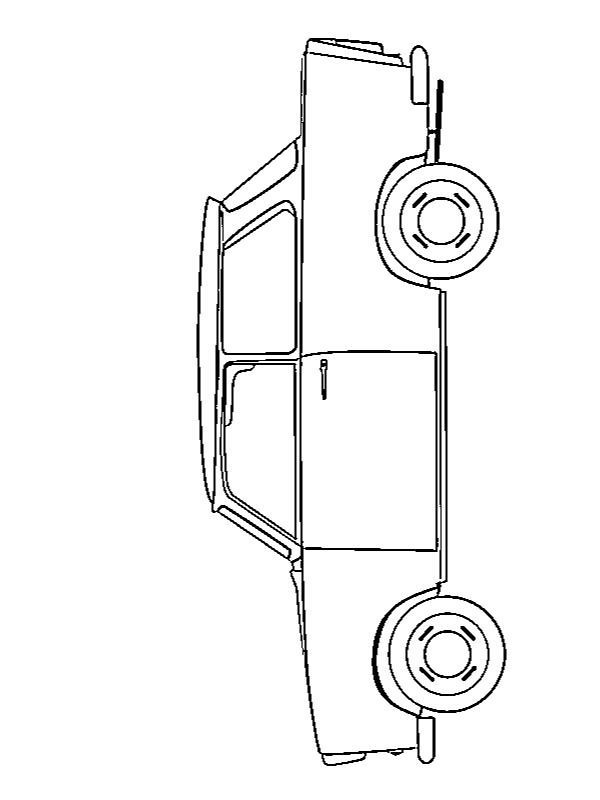 Trabant Colouring page