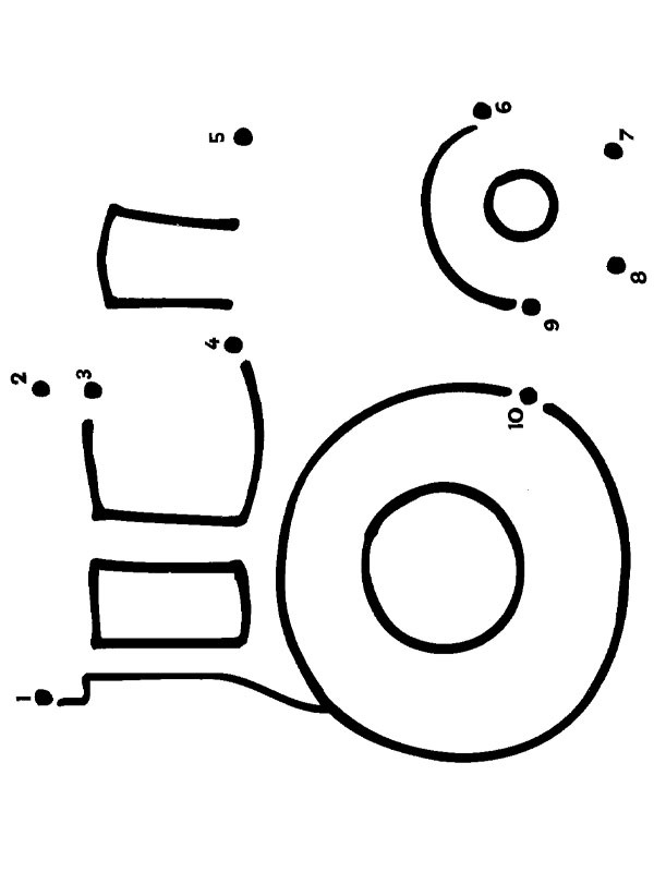 Draw tractor Colouring page