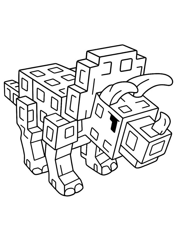 Triceratops (Grow a Garden) Colouring page