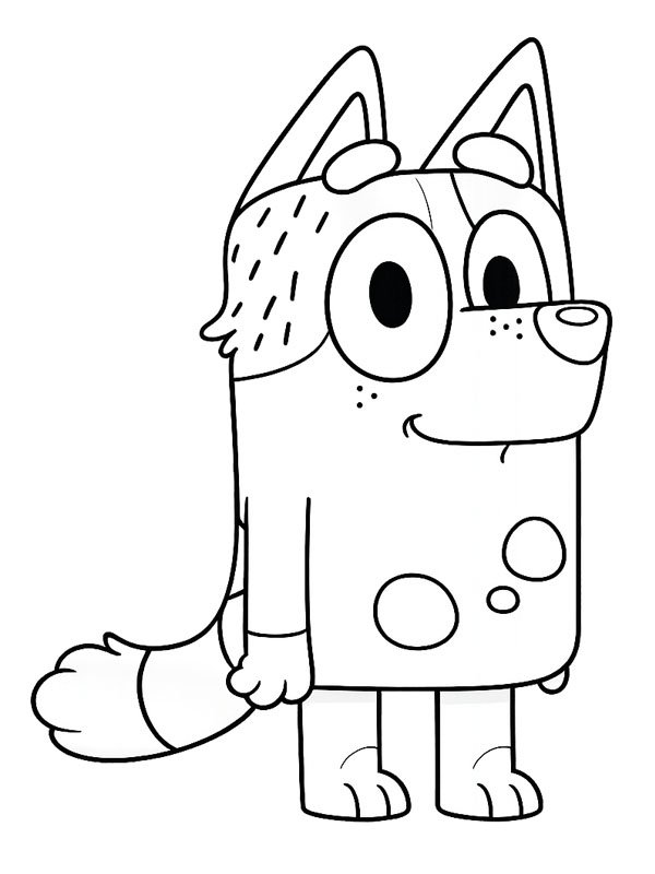 Trixie Heeler Colouring page