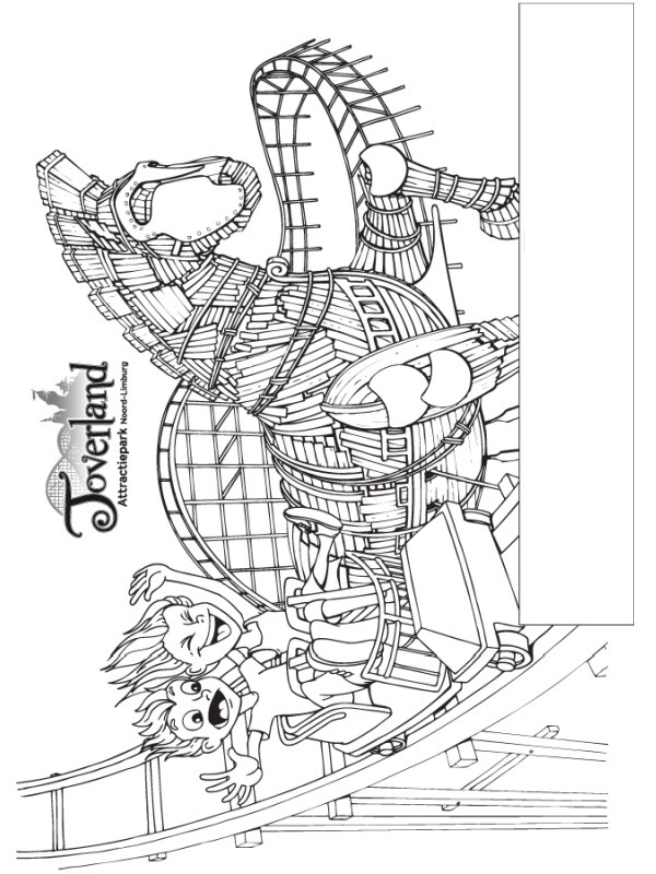 Troy Toverland Colouring page
