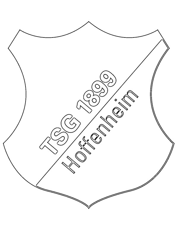 TSG 1899 Hoffenheim Colouring page