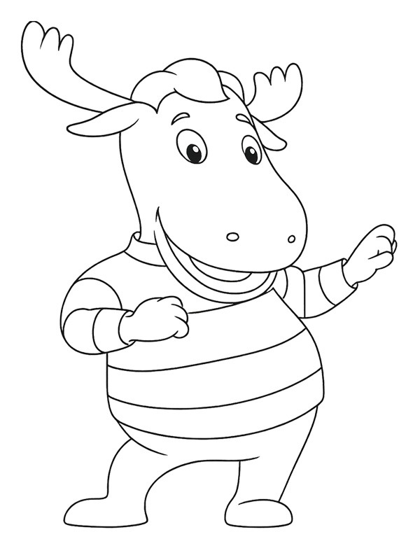 Tyrone (The Backyardigans) Colouring page