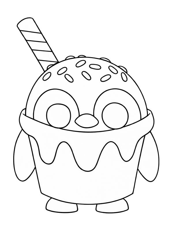 Vanilla Penguin (Adopt Me!) Colouring page Vanilla Penguin (Adopt Me!) Colouring page
