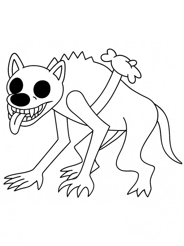 Varzah Monster Colouring page