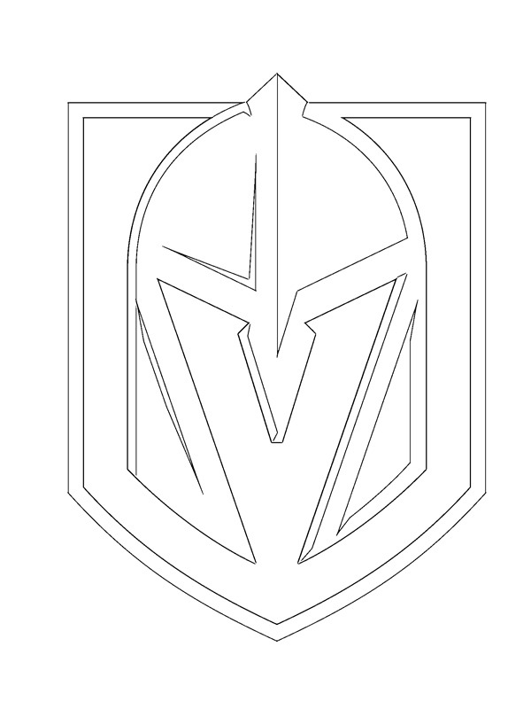 Vegas Golden Knights Colouring page