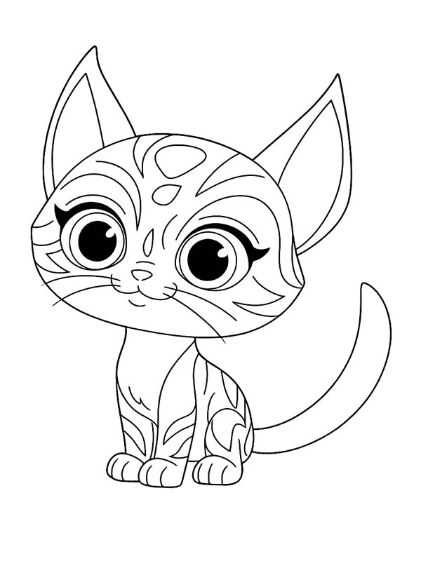 Willa (SuperKitties) Colouring page