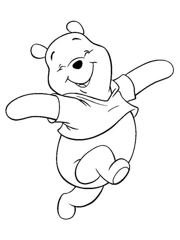 Winnie the Pooh Colouring page