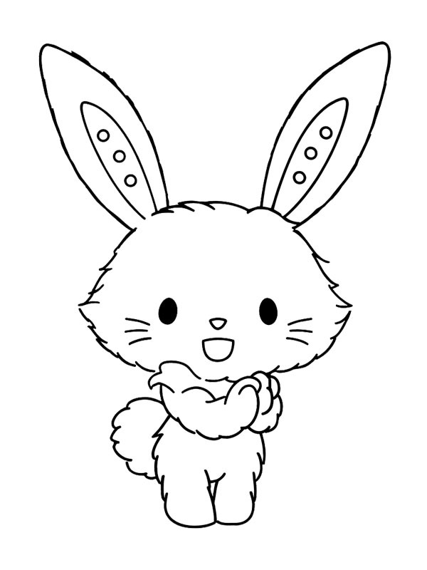 Wish Me Mell (Sanrio) Colouring page