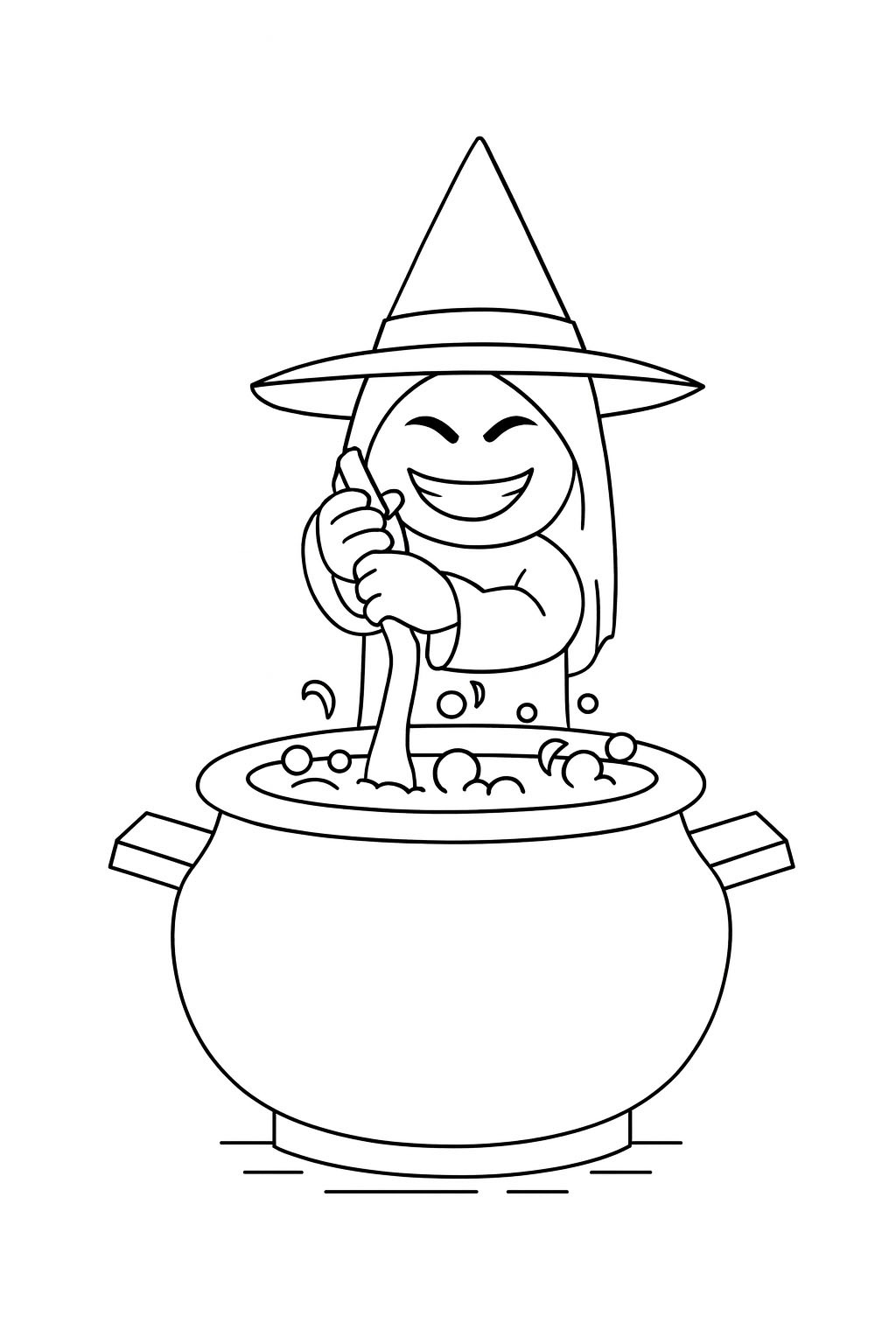 Witch Fuse (Steal a Brainrot) Colouring page Witch Fuse (Steal a Brainrot) Colouring page