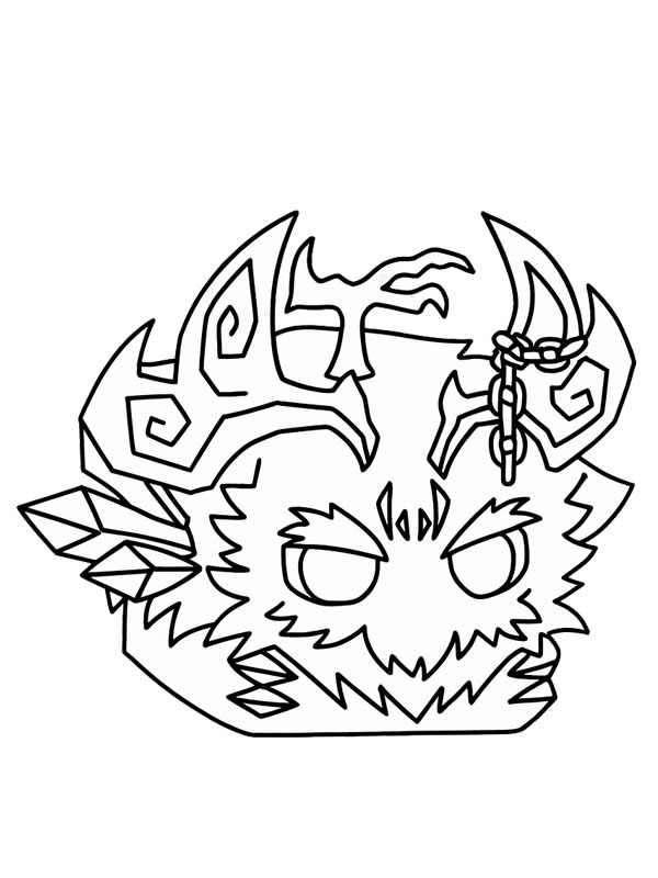 Yeti (Blox Fruits) Colouring page