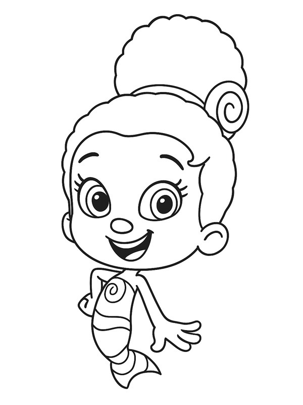 Zooli (Bubble Guppies) Colouring page